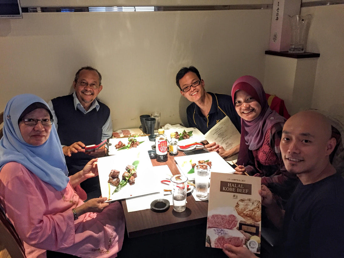 We offer Halal Kobe Beef course dishes at Tsuki Usagi / ハラール神戸牛＠月うさぎ、好評予約受付中です！